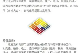 刚刚！江苏发布暴雪预警！图片