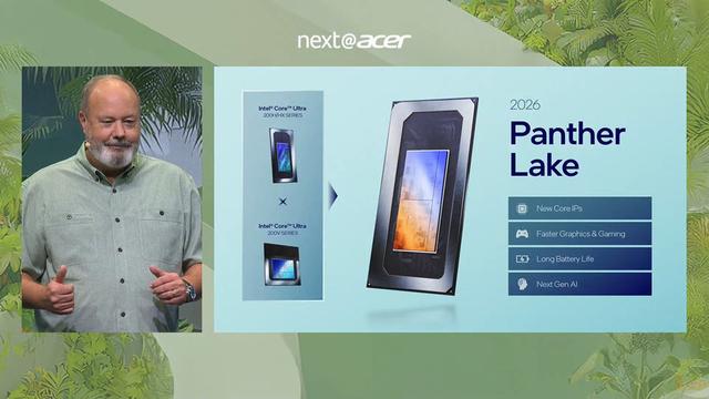 首发Panther Lake！宏碁展示新款Swift 16 AI轻薄本