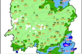 湘东北、湘南部分地区出现中到大雨，今天降雨仍集中在湘南地区图片