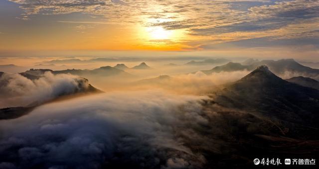 临沂蒙阴，立冬启序云海漫崮