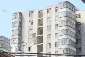 高层瓷砖掉落 白马小区外立面开始整改图片