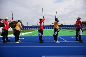 中国健儿上演巴黎奥运首秀 女子射箭队专注做好自己图片