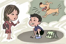 8岁男童当众学狗叫、抓人、咬人，原因竟是……图片