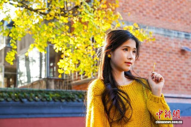 湖北襄阳秋色如画游人如织