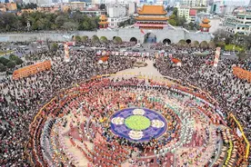 千人舞麒麟 全城尽欢颜图片
