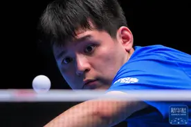 乒乓球世界杯丨林诗栋晋级八强图片