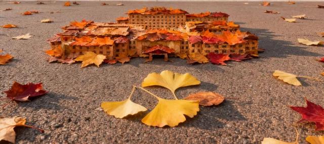 美翻了！肥城落叶成诗！经典景区热门打卡地！秋画！～