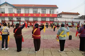 肥城市潮泉镇鼓韵飞扬：腰鼓培训点燃群众文化热情，传承文化薪火图片