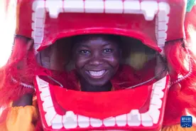 跨越万里的文化交融——记在赞比亚举办的春节庙会图片