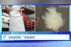 羽绒制品造假乱象曝光后，行业协会发布消费提示，商家称200元内羽绒服不可信图片