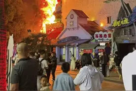 “一开始还以为是表演……”上海欢乐谷突发火情！图片