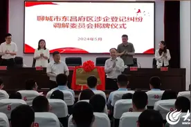 全省首家！东昌府区涉企登记纠纷人民调解委员会成立图片
