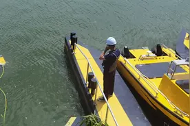 为水库大坝“做体检”，水下机器人一路“游进”省外江湖图片