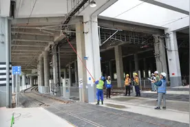 广州两个地铁新线停车场完成热滑试验图片