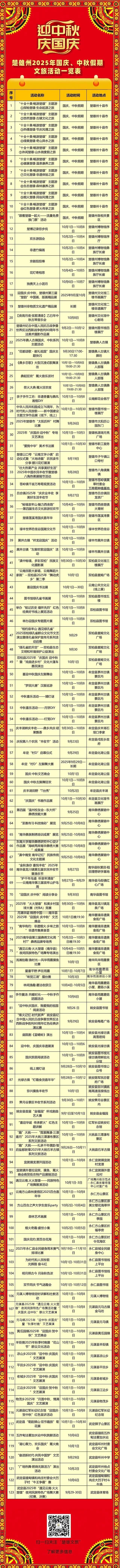 “双节”游楚雄，来点不一样的！