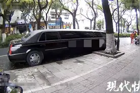长长长……男子驾驶超长轿车因不符合准驾车型被处理图片