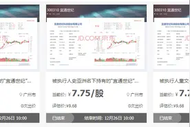 无人出价 宜通世纪实控人所持的4400万股公司股份流拍图片