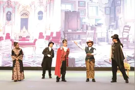 金陵中学河西分校 课本剧演绎书香经典图片