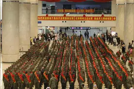 吉林省长春市新兵起运图片