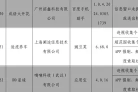 途虎养车APP被工信部通报违规和超范围收集个人信息｜315汽车消费者报告图片