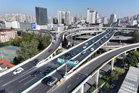 大江东｜30载高架路如何“年轻化”？上海内环“无感更新”图片
