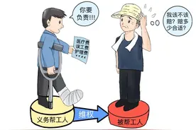 义务帮工受伤，谁担责？图片