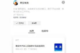 安排上了！泰安市汽车以旧换新补贴实施细则发布图片