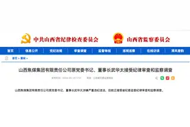 山西煤炭反腐进展不断，山西焦煤集团原董事长武华太被查，曾两次被处分图片