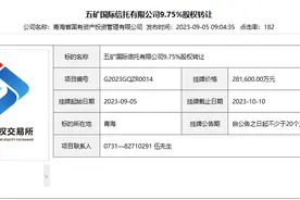 五矿信托9.75%股权被挂牌转让，公司上半年实现净利润8.58亿元图片
