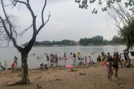 文明旅游 从我做起｜9块警示牌 挡不住一些市民下水图片