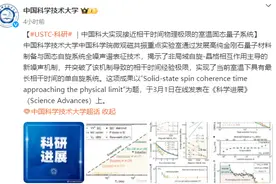 中国科大在固态量子系统领域取得重大进展图片