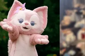 网传上海迪士尼中秋节游客凌晨三点排队，客服：遇上玲娜贝尔生日，他们想早点进园视频封面