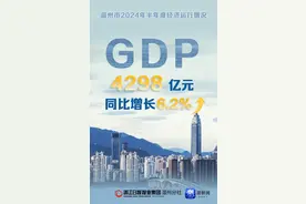 温州发布2024经济半年报：GDP同比增长6.2%图片