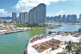 三亚海底隧道建设稳步推进图片