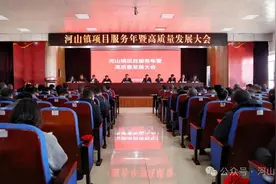 日照高新区河山镇召开项目服务年暨高质量发展大会图片