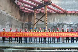 好消息！青岛地铁7号线文安路站首段基坑开挖完成图片