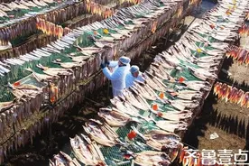山东荣成：滨海小城鱼干飘香图片