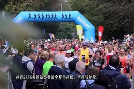 瑞士人拖家带口看洛桑马拉松图片