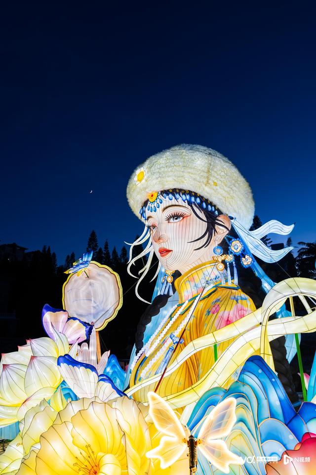 非遗彩灯点亮皇家园林 珠海圆明新园国庆引客潮