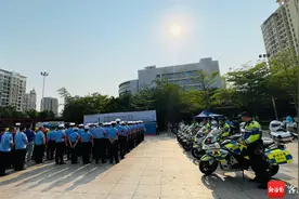 海口市2024年电动自行车和“礼让斑马线”专项整治行动启动图片