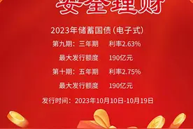 降降降！2023年最后两批！储蓄国债迎近年来最大幅度降息图片