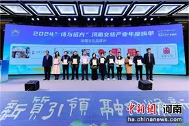 2024河南文旅产业年度榜单发布 漯河文旅荣获多项荣誉图片