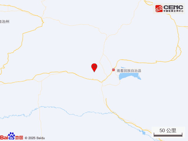 新疆焉耆县发生3.4级地震