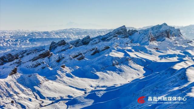 视觉·昌吉｜冬天的百里丹霞可太美了🤩🤩🤩