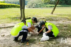 守护绿色家园！国庆假期，松山湖45组亲子家庭在湿地“捡漏”图片