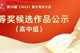 第39届“楚才”特等奖候选作品（高中组）公示图片