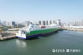 新能源汽车可从烟台乘船去大连！渤海轮渡5月31日开启运输通道图片