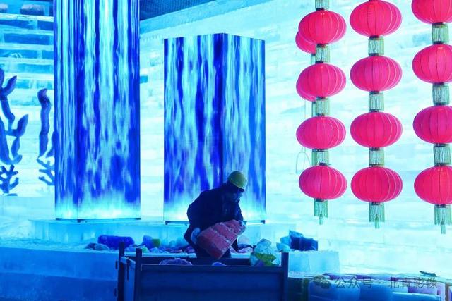 视点｜琼楼玉宇间再现《大闹天宫》，龙庆峡冰灯节“上新”