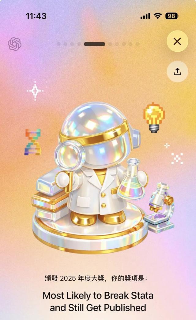 ChatGPT也上线了个人年度报告