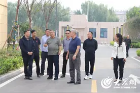 菏泽市教体局到苏菏高级中学调研指导工作图片